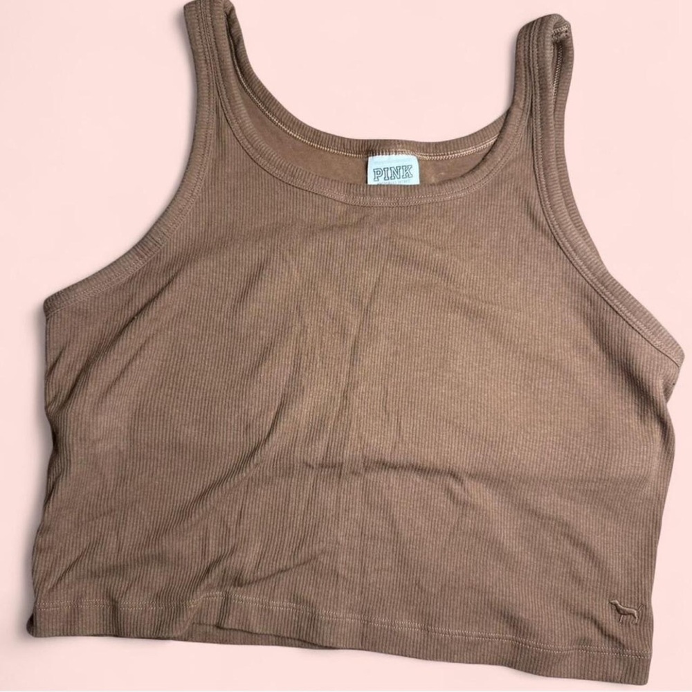 PINK Victoria's Secret Brown Tank Top